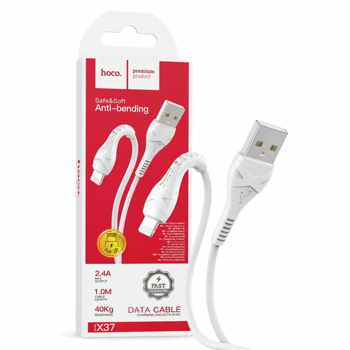 Câble Hoco USB Lightning 2.4A