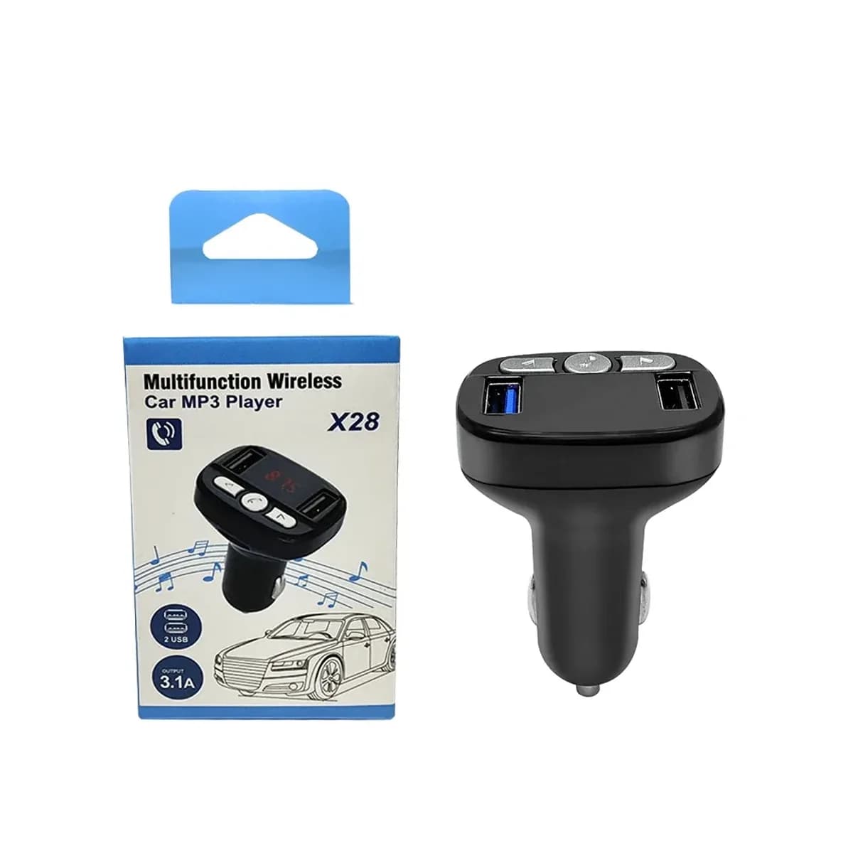 Chargeur Allume-Cigarette Bluetooth Multifonction X25