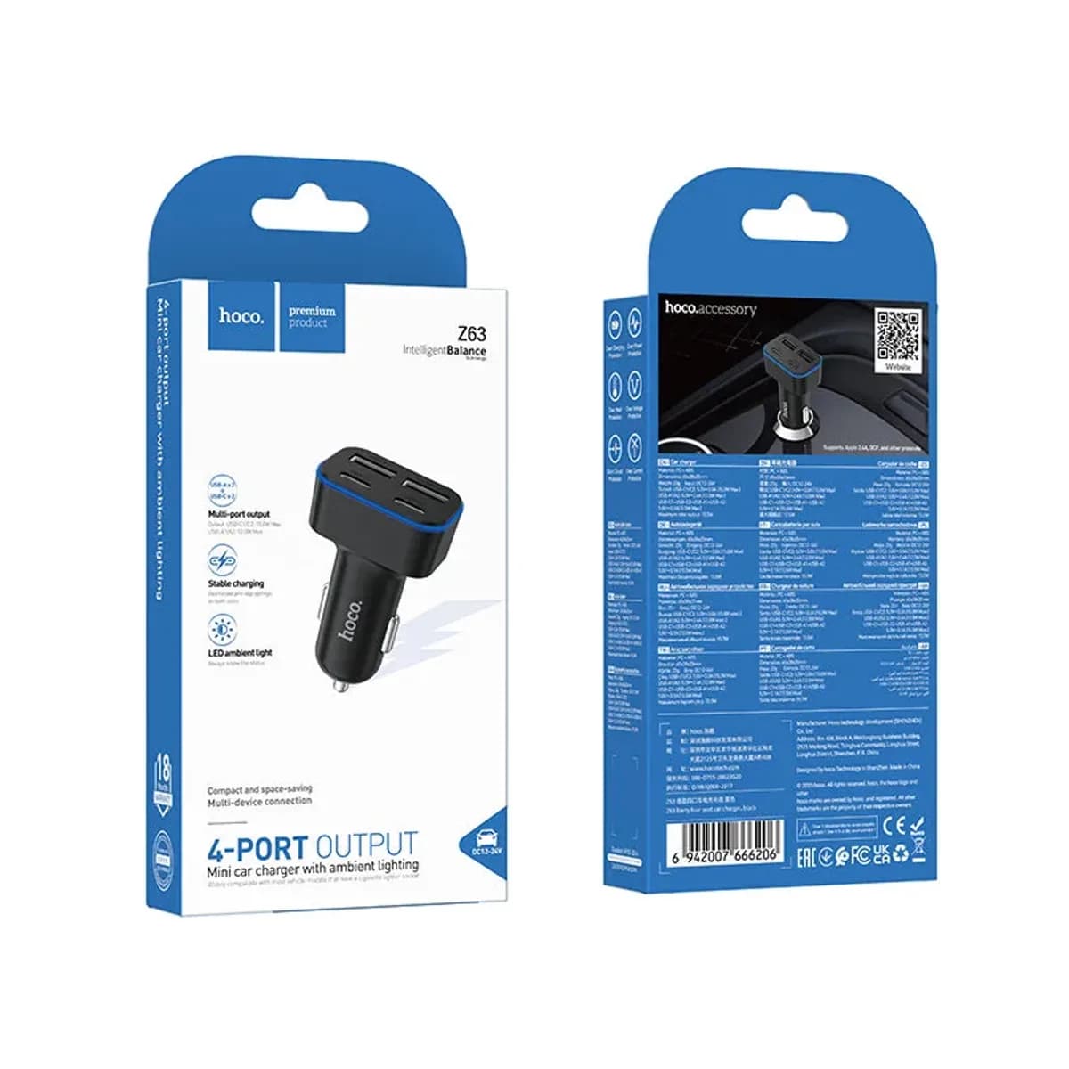 Chargeur Allume-Cigare Hoco Z63